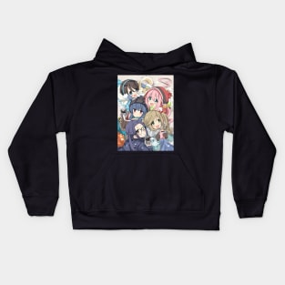 Laid-Back Camp Kids Hoodie